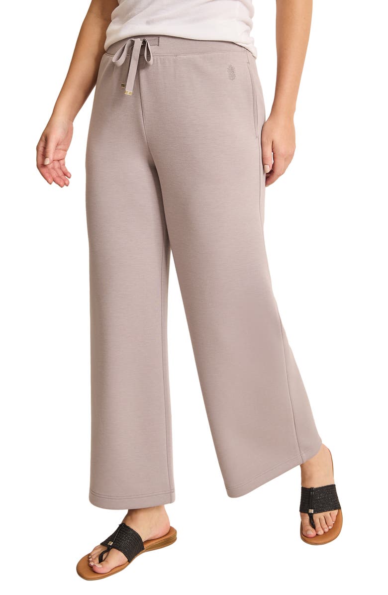 Tommy Bahama Palm Voyage Wide Leg Pants, Main, color, Grey Jasper