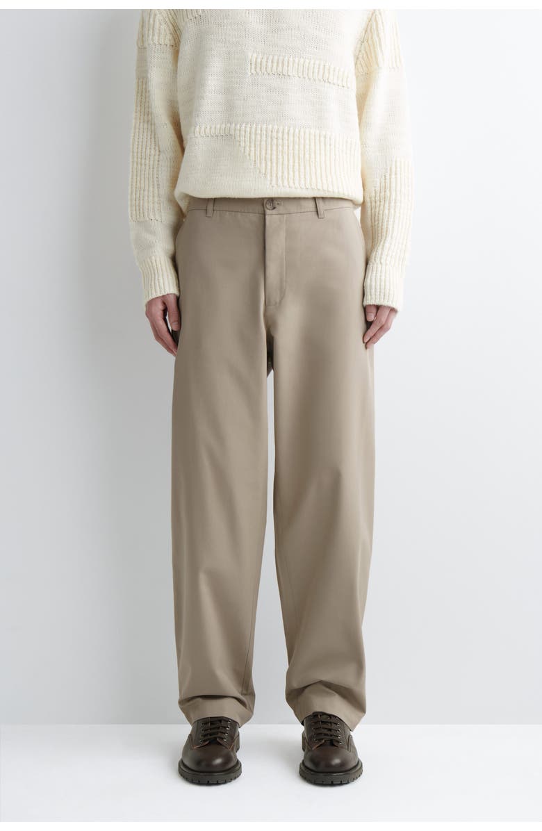 COS Cotton Straight-Leg Chinos, Alternate, color, Beige