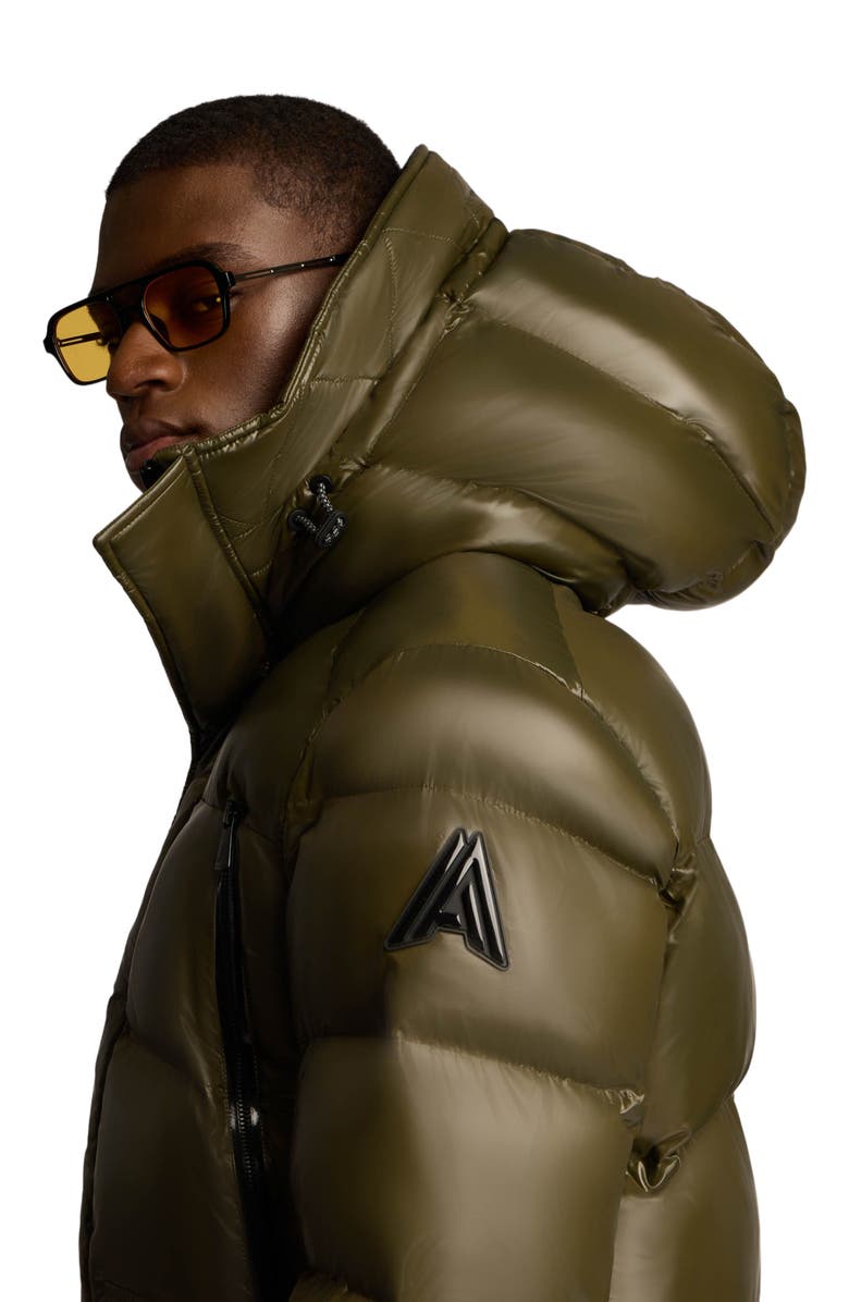 Alpenhaus Oakmount Straight Fit Quilted Puff Parka, Alternate, color, Olive