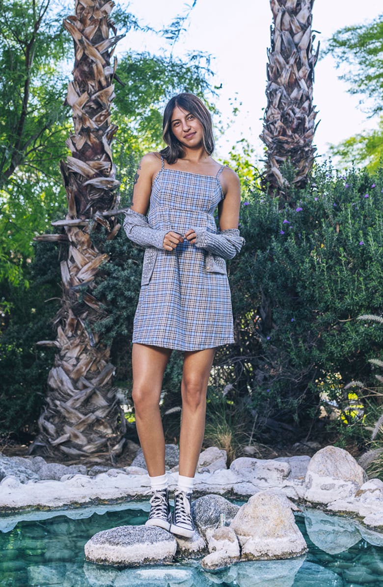 Hurley Isla Plaid Sundress, Alternate, color,