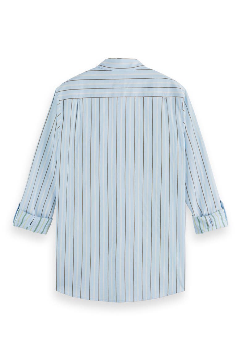 Regular Fit Stripe Cotton Dobby Button-Down Shirt, Alternate, color, SPRING BLUE PINSTRIPE