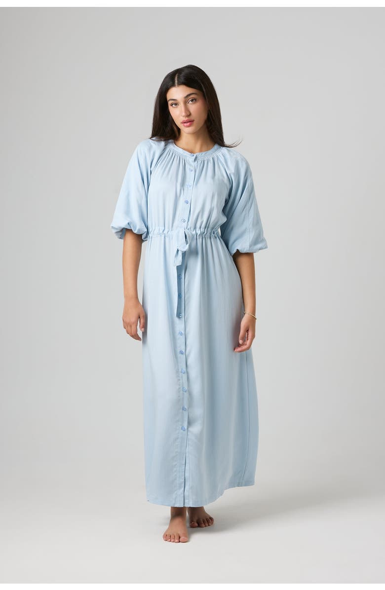By Tess Collection Maddie Dress, Main, color, Light Blue
