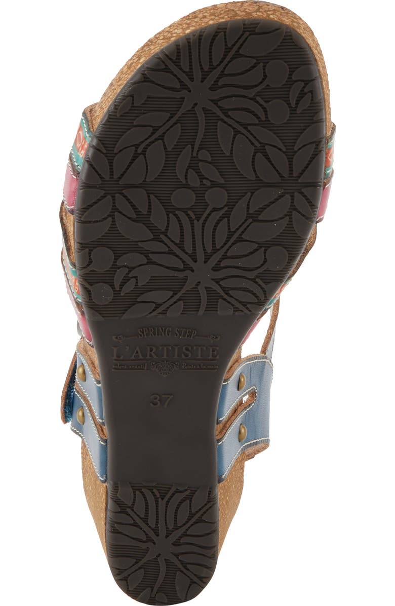 L'Artiste by Spring Step Bosquet Ankle Strap Platform Wedge Sandal, Alternate, color,