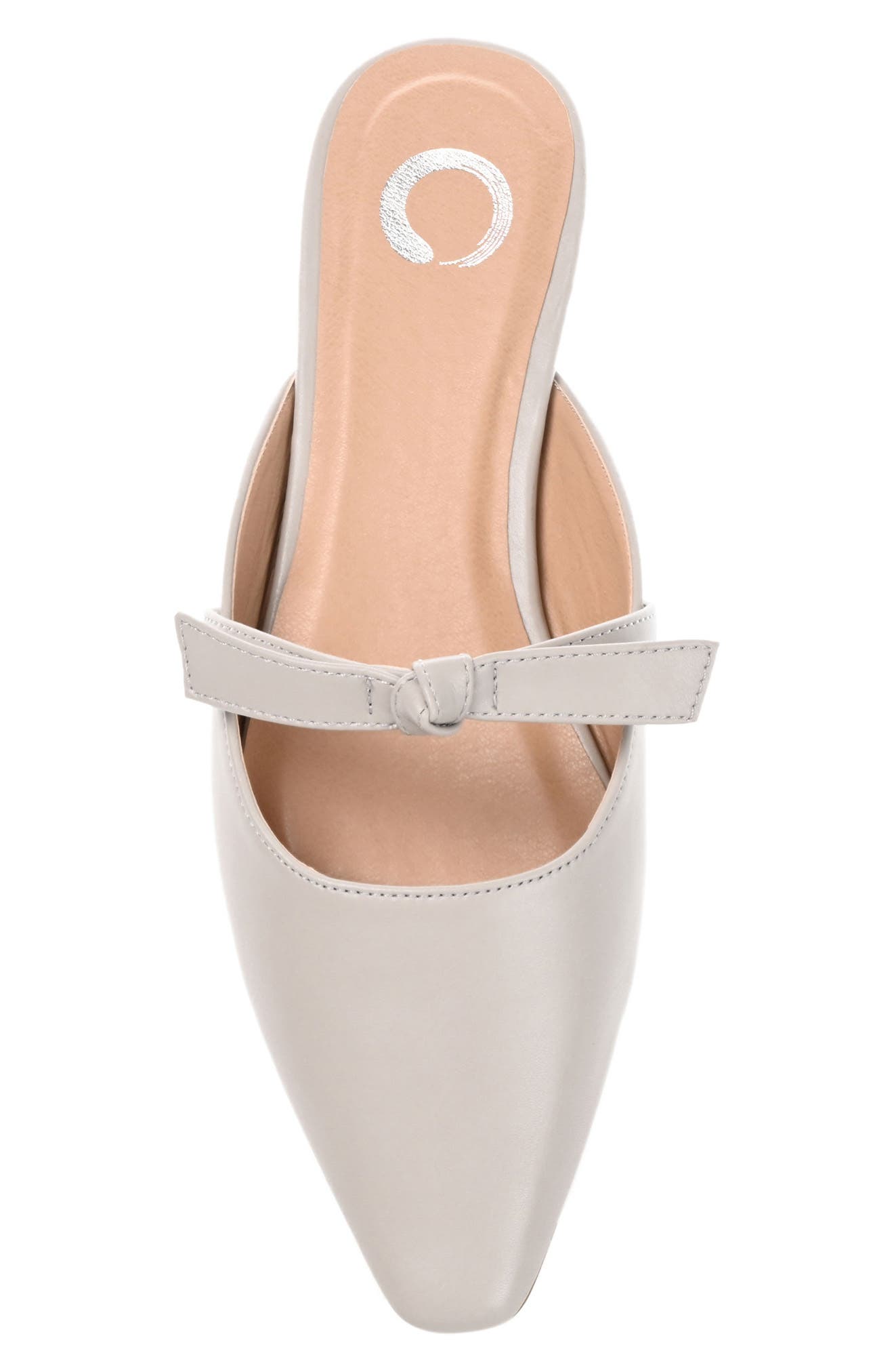 Journee Collection Missie Bow Mule, Alternate, color, Grey