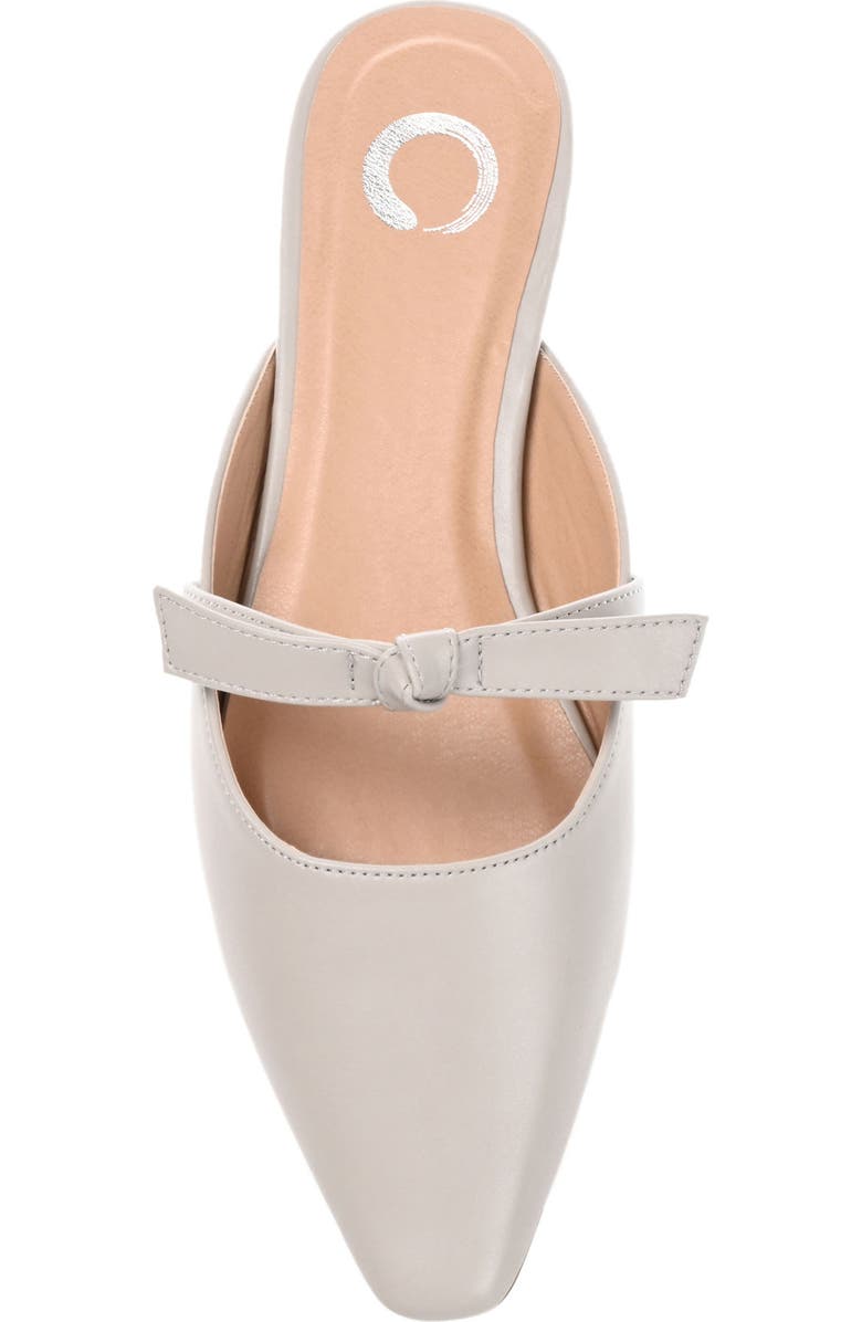 Journee Collection Missie Bow Mule, Alternate, color, Grey