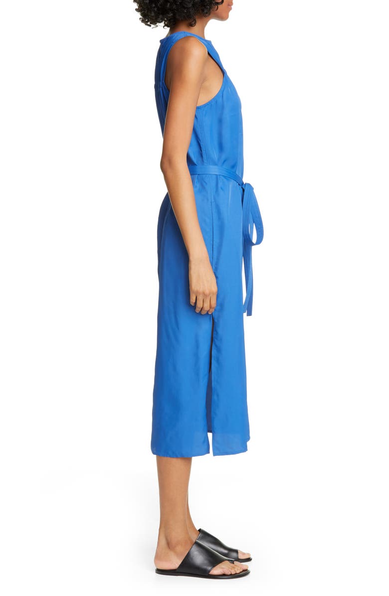 Helmut Lang Sleeveless Woven Dress, Alternate, color, 