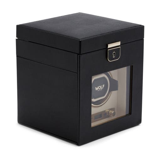 Wolf Palermo Single Watch Winder In Black Anthracite