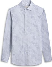 Bugatchi Jimmy OoohCotton® Abstract Print Button-Up Shirt