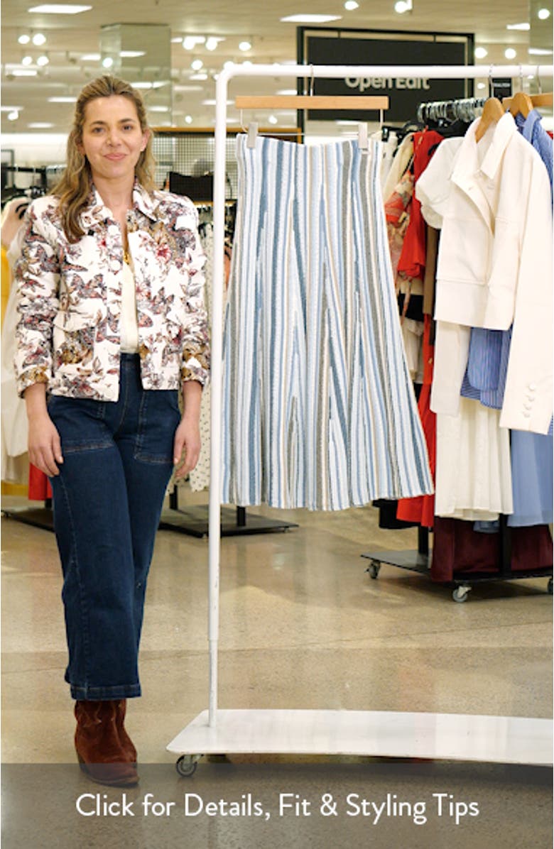 Josie Pointelle Knit Maxi Skirt, sales video thumbnail