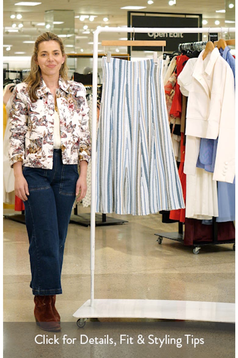 Josie Pointelle Knit Maxi Skirt video