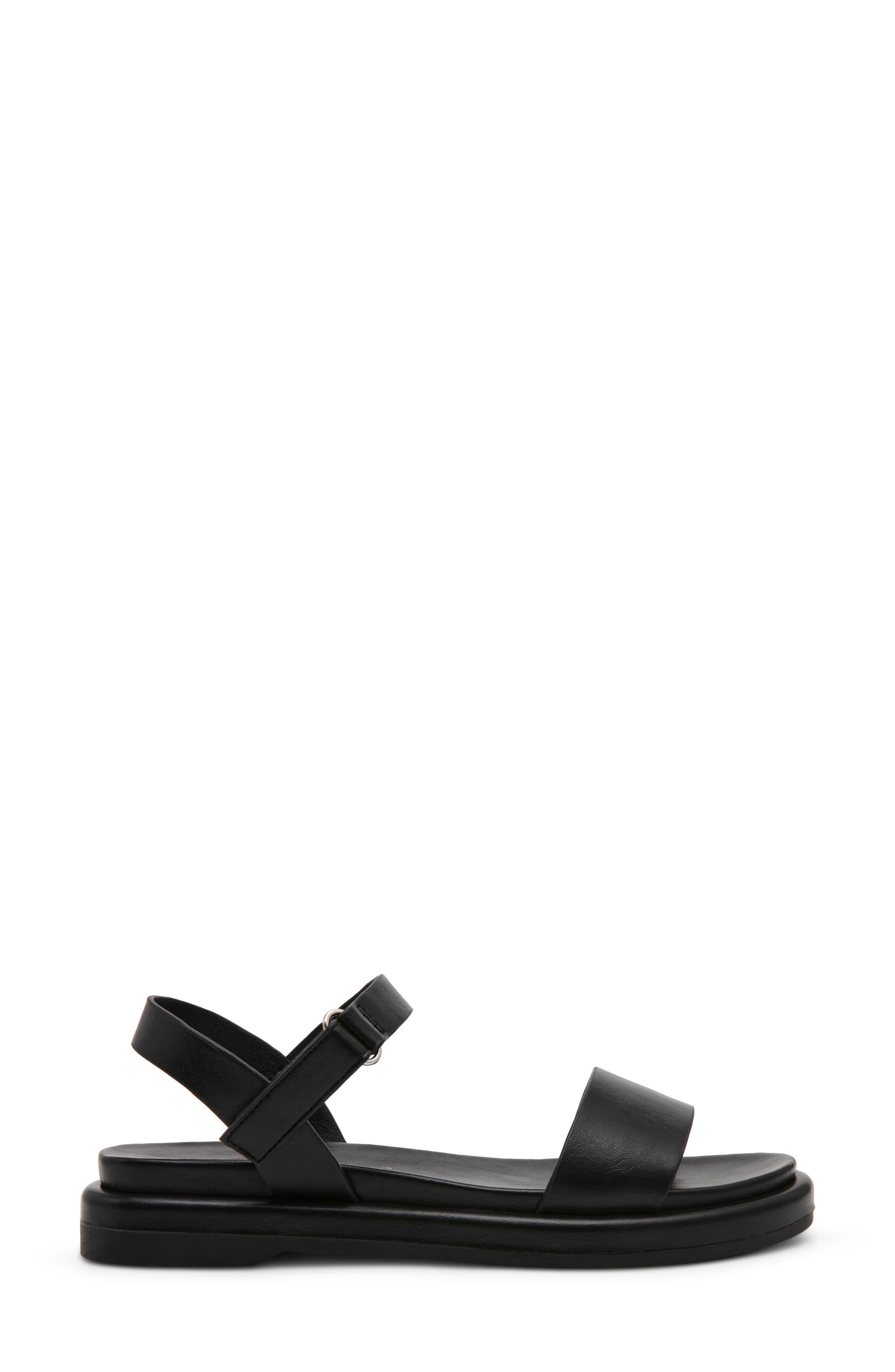 Anne Klein Elani Ankle Strap Sandal, Alternate, color, Black