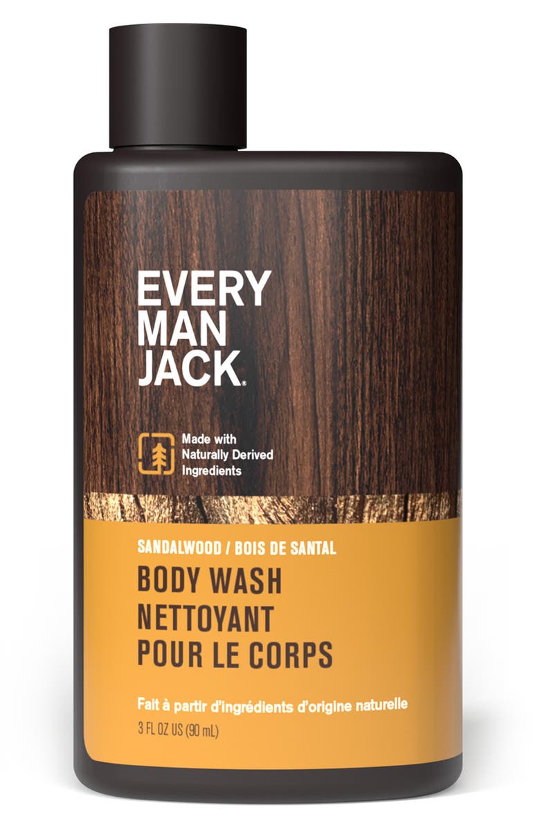 EVERY MAN JACK Sandalwood Body Wash, Main, color, 