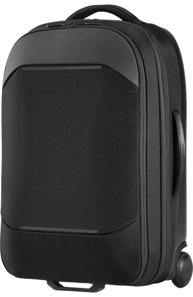 NOMATIC Carry-On 37L w/ 8L Built-In Expansion -- Premium Roller Luggage, Alternate, color, Black