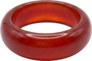 seree Persimmon Dark orange jade stone ring