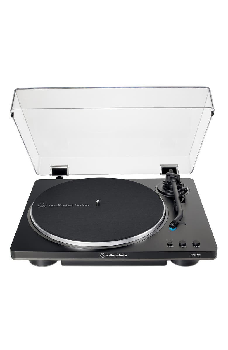 Audio-Technica AT-LP70X Fully-Automatic Turntable, Alternate, color, Black/Silver