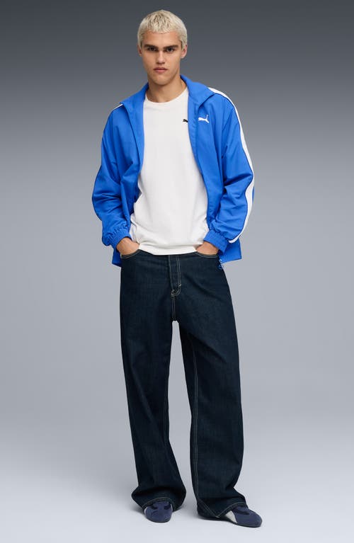 Puma T7 Oversize Track Jacket In Blue
