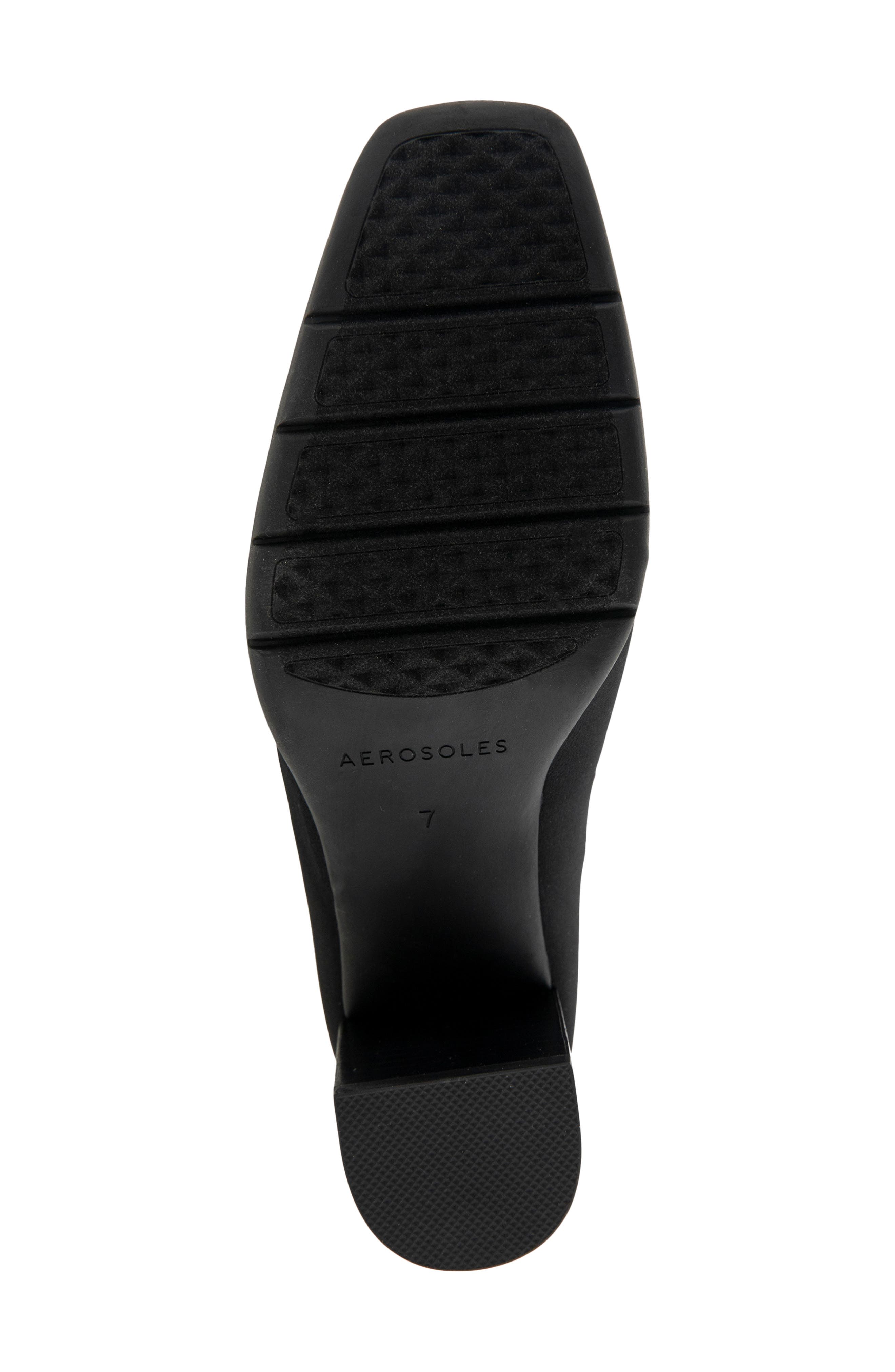 Maddy Square Toe Mule, Alternate, color, BLACK STRETCH GABARDINE FABRIC