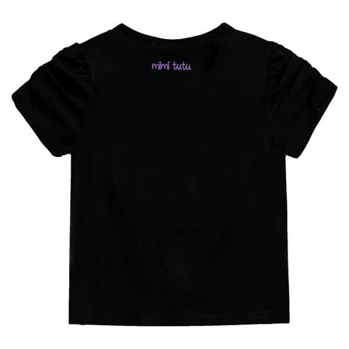 Mimi Tutu Unicorn-appliqué T-shirt In Black