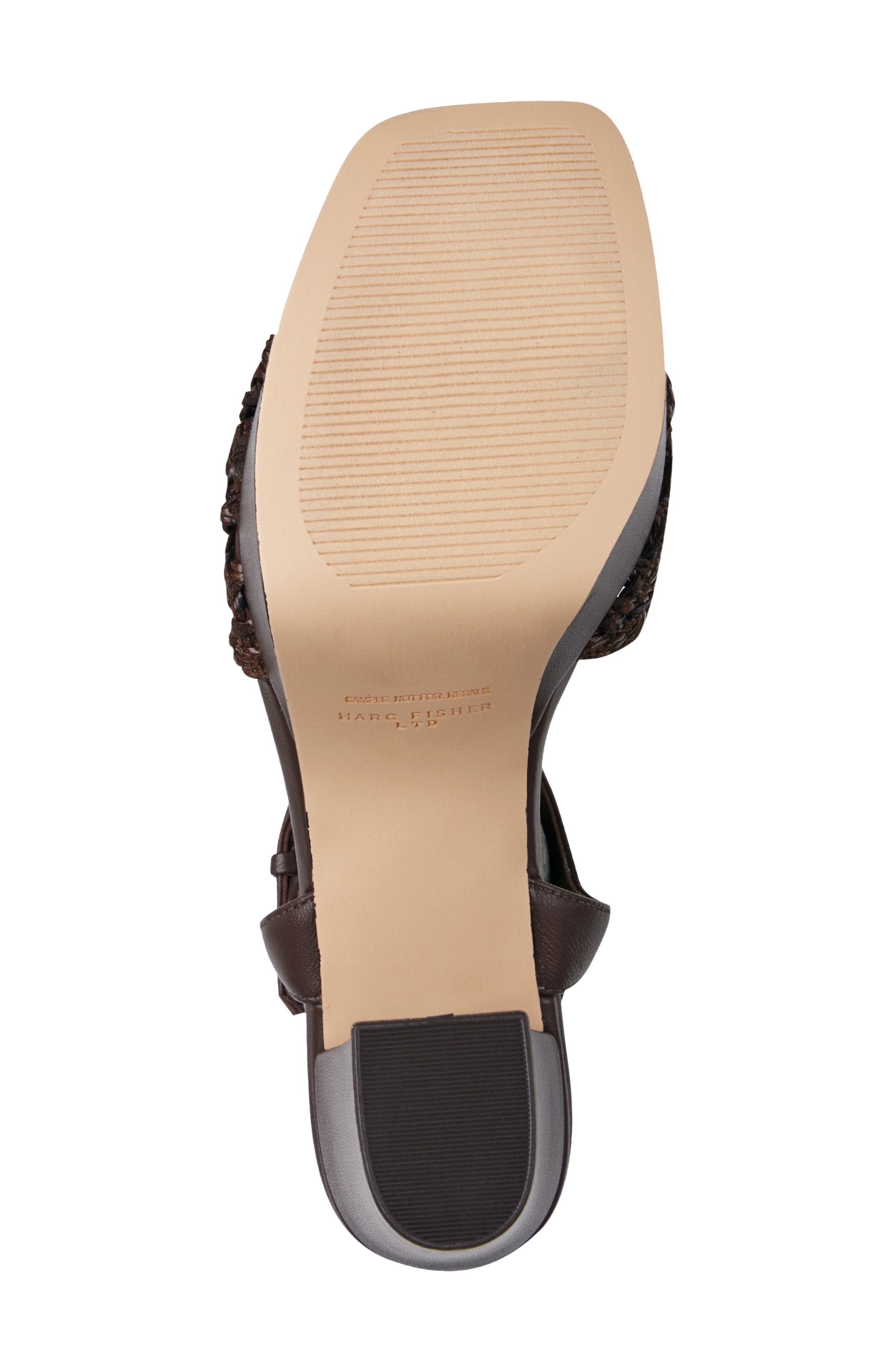 Marc Fisher LTD Cabell Ankle Strap Platform Sandal, Alternate, color, Dark Brown