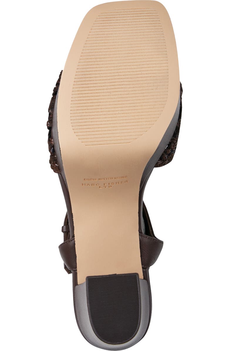 Marc Fisher LTD Cabell Ankle Strap Platform Sandal, Alternate, color, Dark Brown