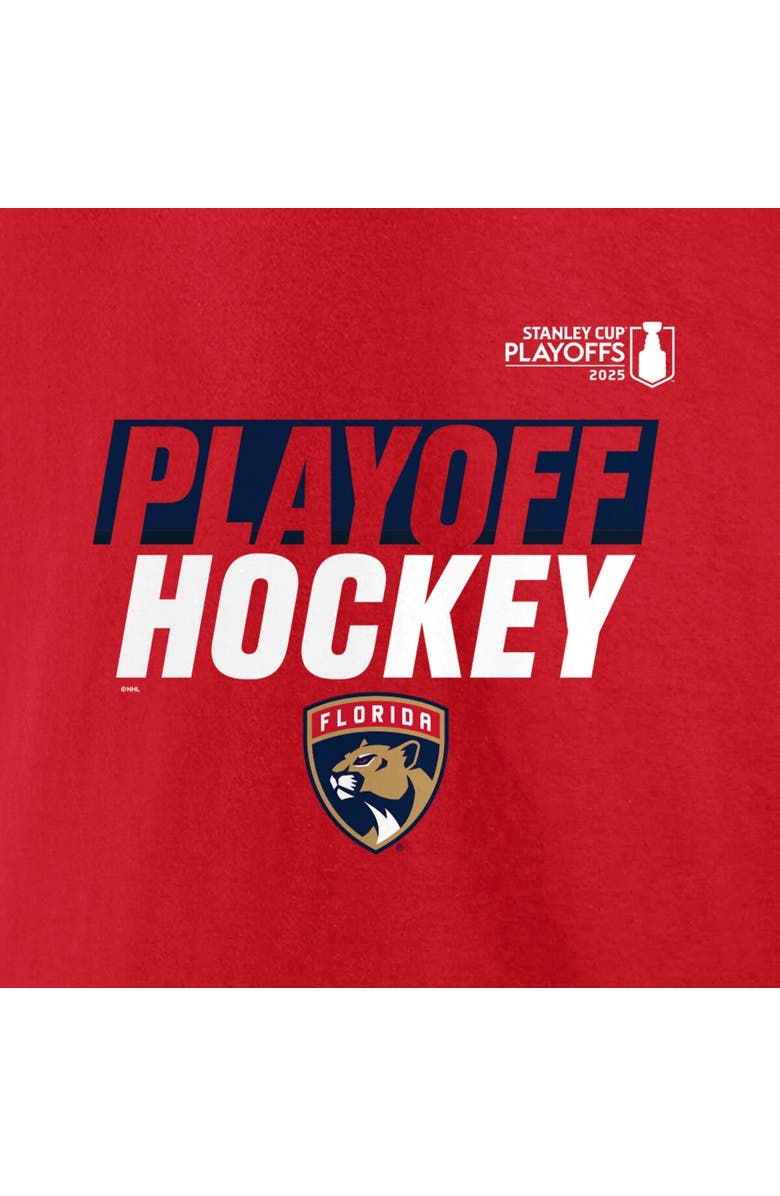 FANATICS Men's Fanatics Red Florida Panthers 2025 Stanley Cup Playoffs Breakout T-Shirt, Alternate, color, Red