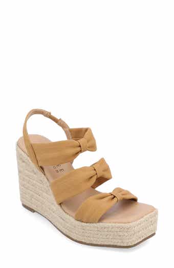 Santorynn Platform Wedge Espadrille Sandal