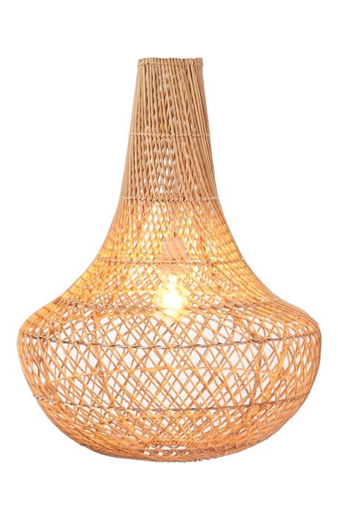 Ibiza Rattan Pendant Ceiling Light