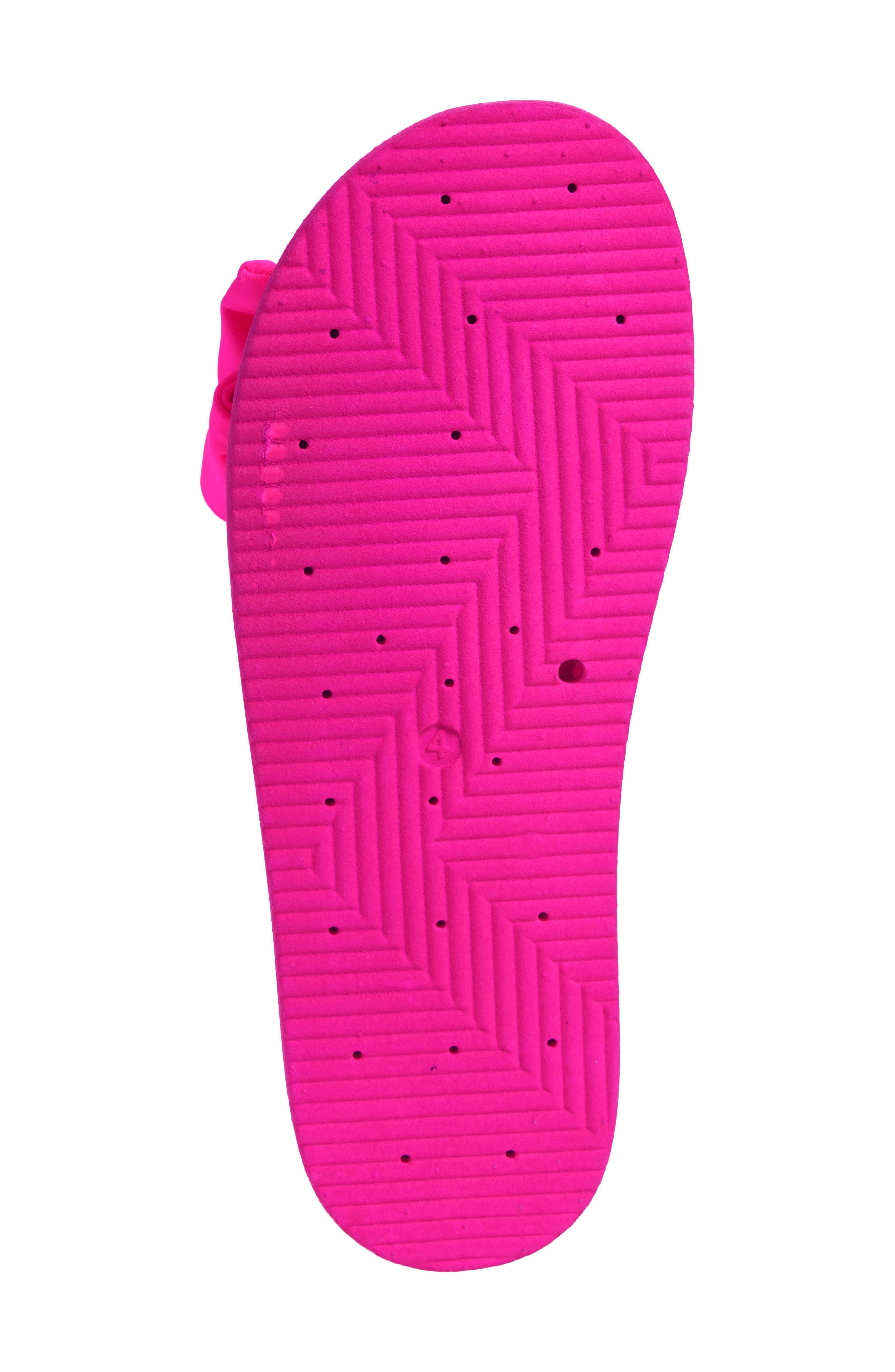 OLIVIA MILLER Kids' Bow Slide Sandal, Alternate, color, 