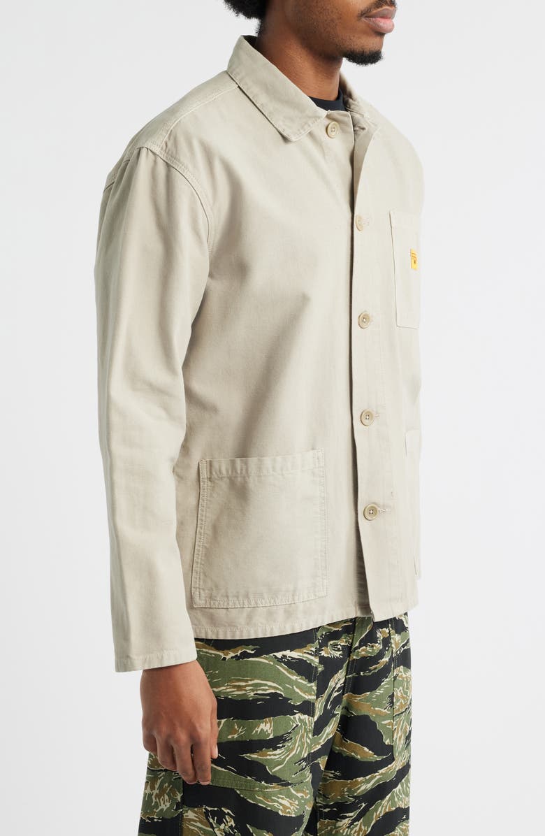 Service Works Cotton Canvas Chore Coat, Alternate, color, Stone