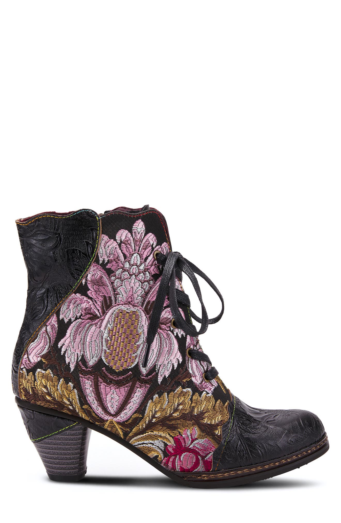L'Artiste by Spring Step L'Artiste Siren Bootie, Alternate, color, Black Multi