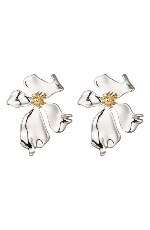 Georiga Floral Stud Earrings
