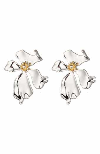 EYE CANDY LOS ANGELES Georiga Floral Stud Earrings