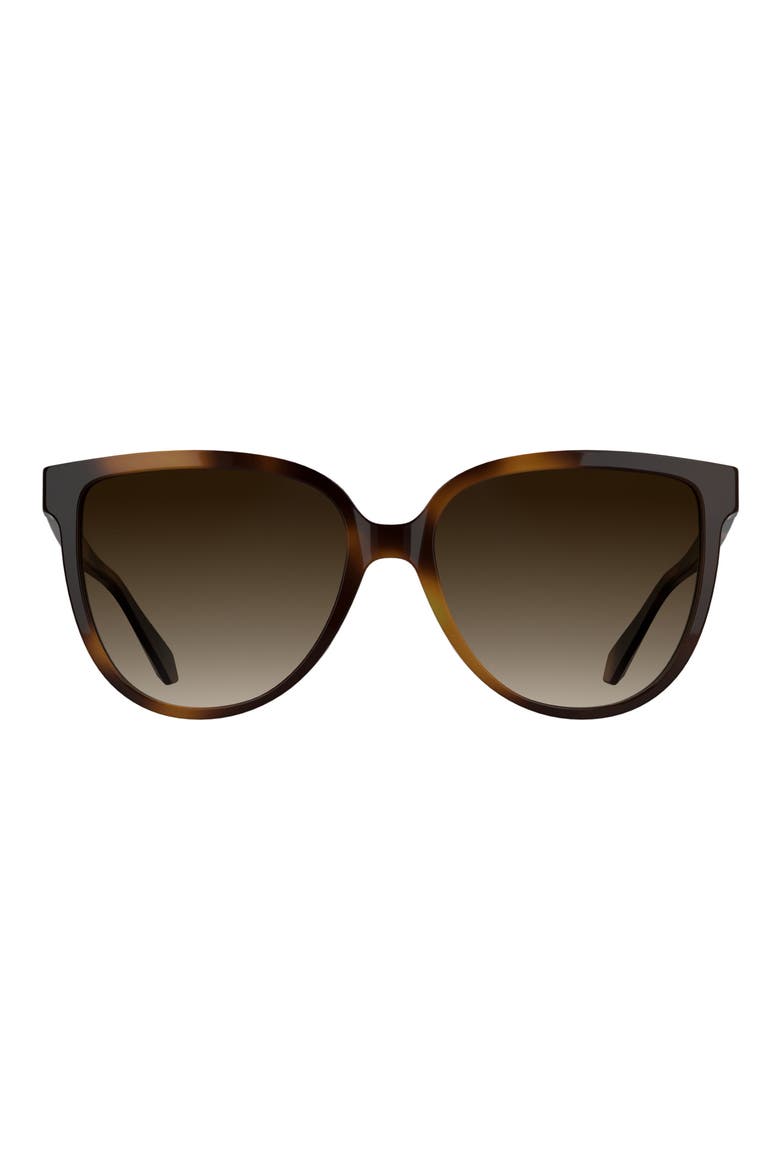 Dira 57mm Gradient Tea Cup Sunglasses, Main, color, TORTOISE