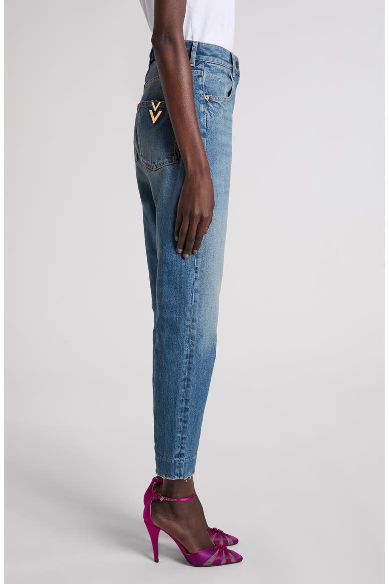 Vgold Crop Straight Leg Jeans, Alternate, color, DENIM