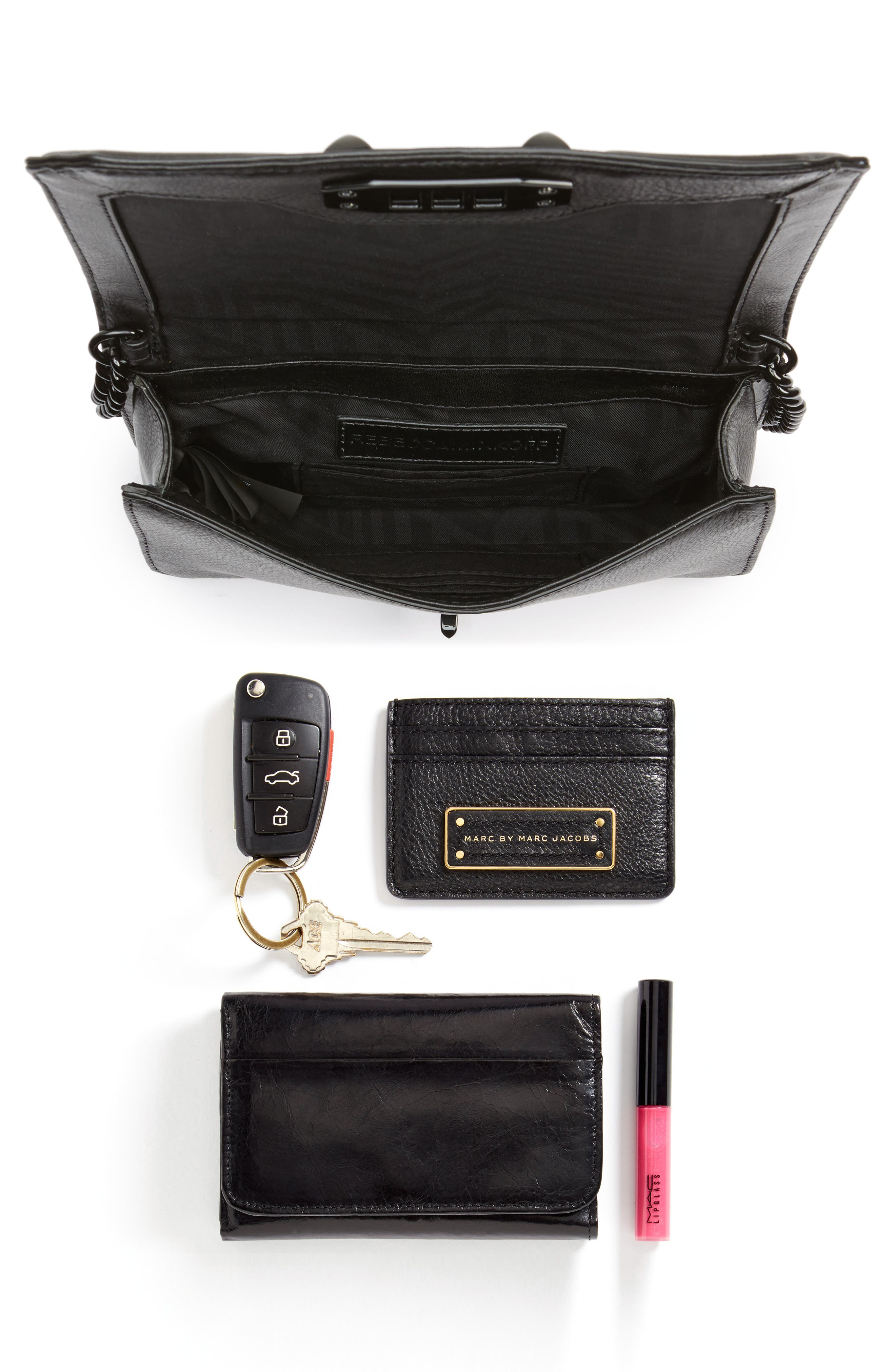 Rebecca Minkoff Small Love Leather Crossbody Bag, Alternate, color, 