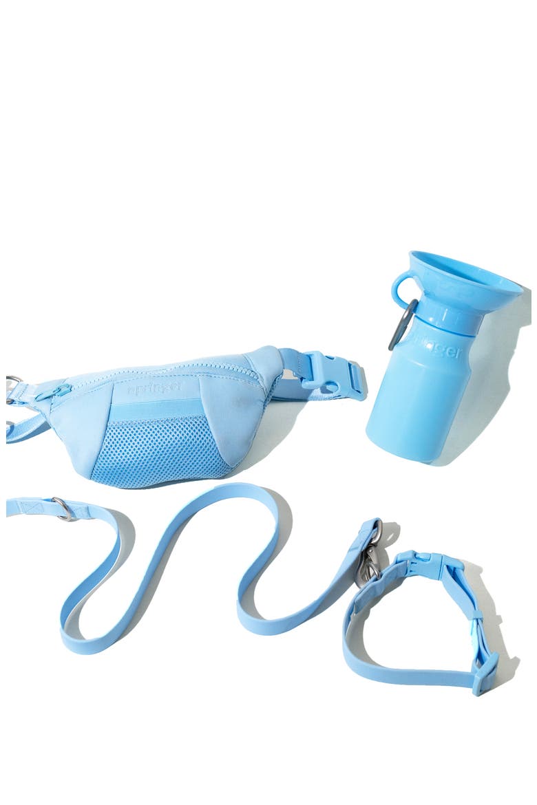 Dog Sling Bag & 22 oz. Water Bottle Set, Main, color, SKY BLUE