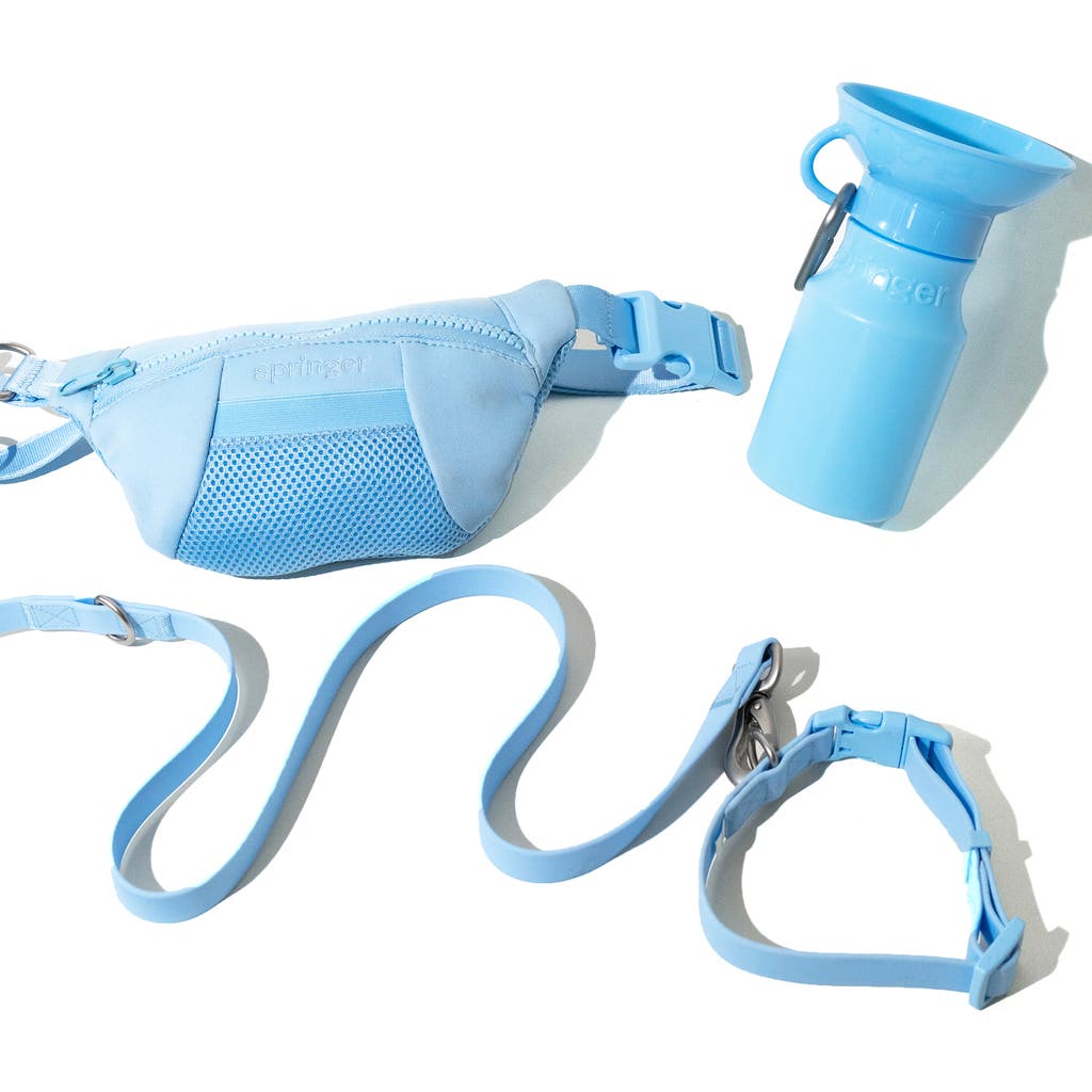 Springer Dog Sling Bag & 15 oz. Water Bottle Set in Sky Blue  product