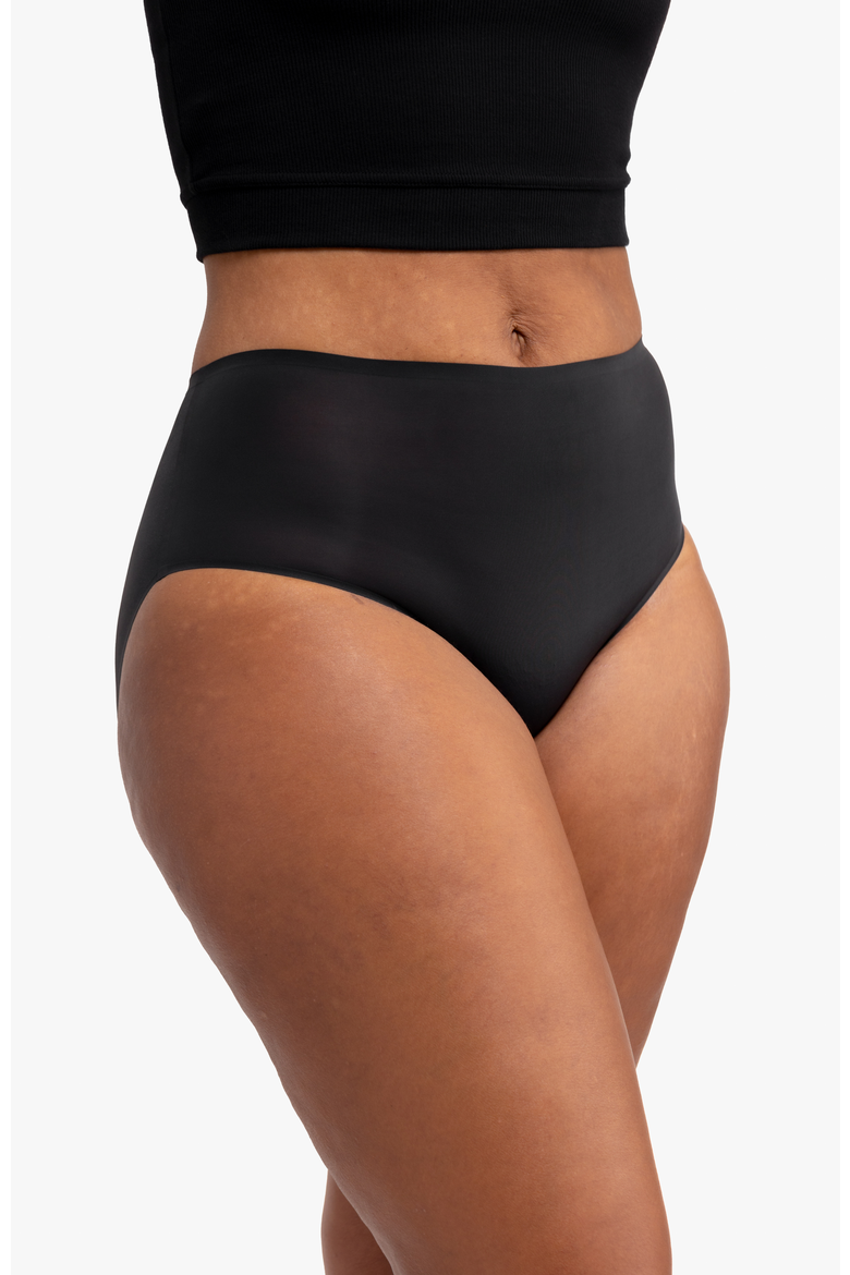 No Brainer Seamless Briefs, Alternate, color, Tap Shoe Black