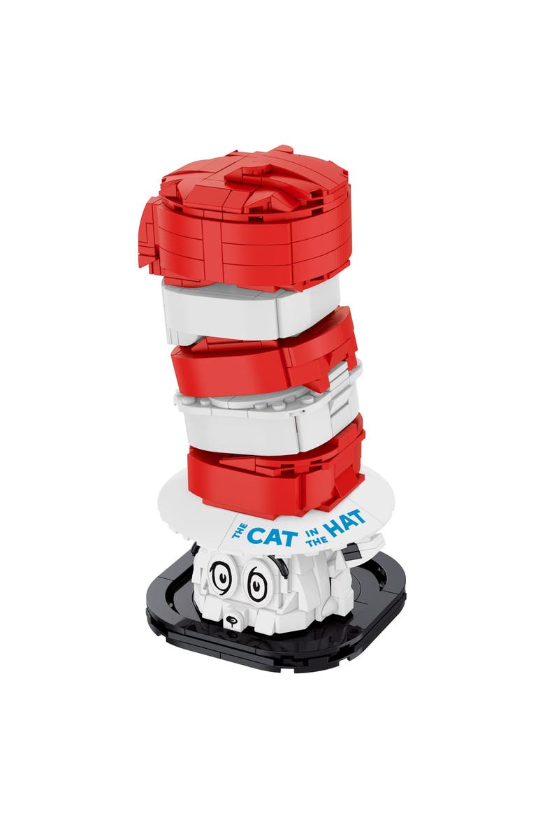 Dr. Seuss Cat In The Hat Building Set, Alternate, color, Red