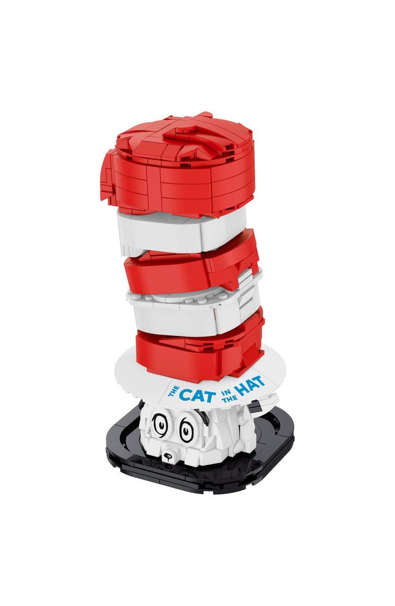 Brickcraft Dr. Seuss Cat In The Hat Building Set, Alternate, color, Red