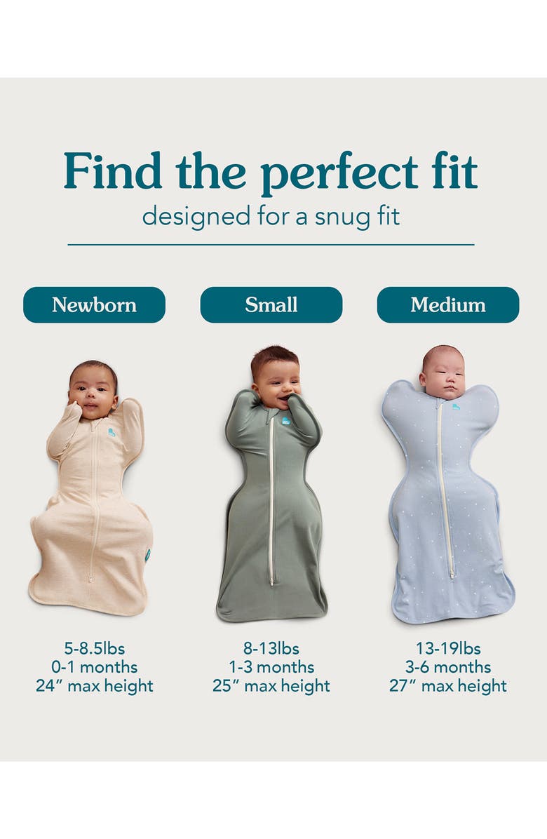 LOVE TO DREAM Swaddle Up<sup>™</sup> 1.0 TOG Original Stretch Cotton Swaddle, Alternate, color, Gray