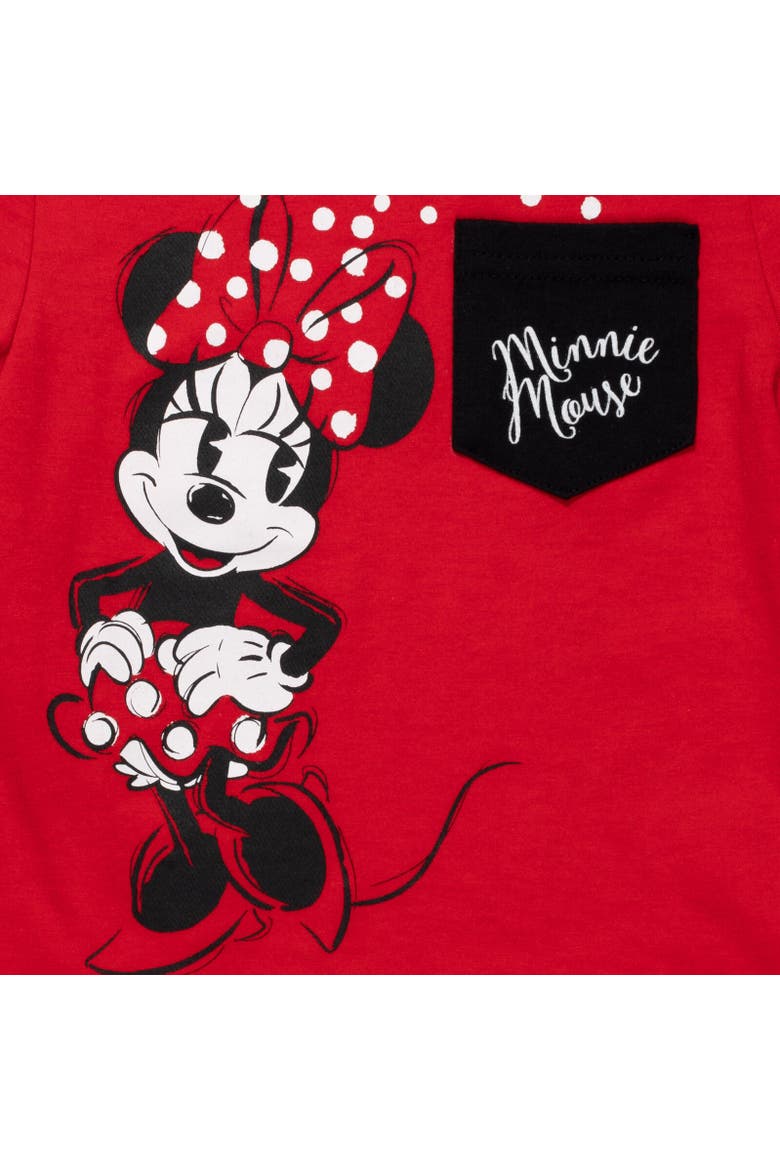 Graphic T-Shirt, Alternate, color, Minnie Mouse Red