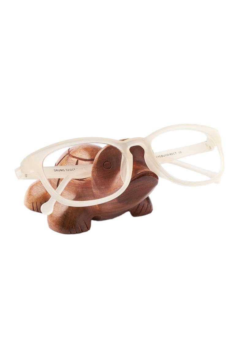 Turtle Eyeglasses Holder/Stand, Main, color, Brown