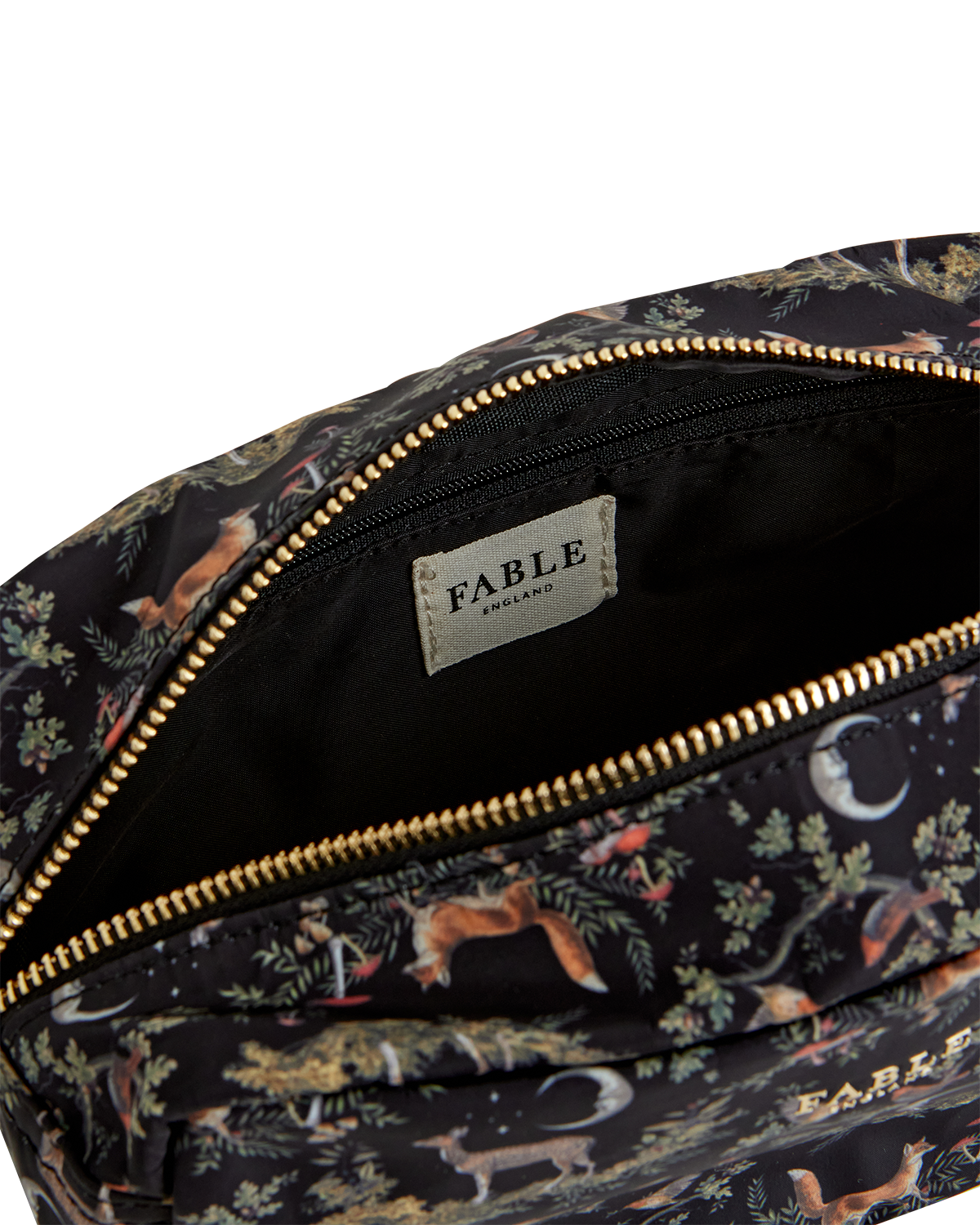 Fable England A Night's Tale Woodland Pouch Black, Alternate, color, 