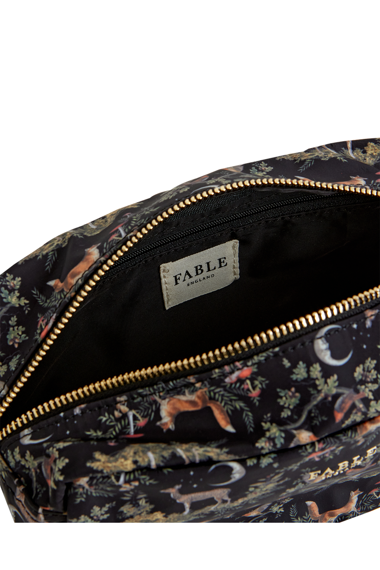 A Night's Tale Woodland Pouch Black, Alternate, color, Black