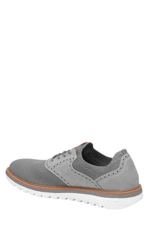 Johnston & Murphy Braydon Saddle Derby In Gray