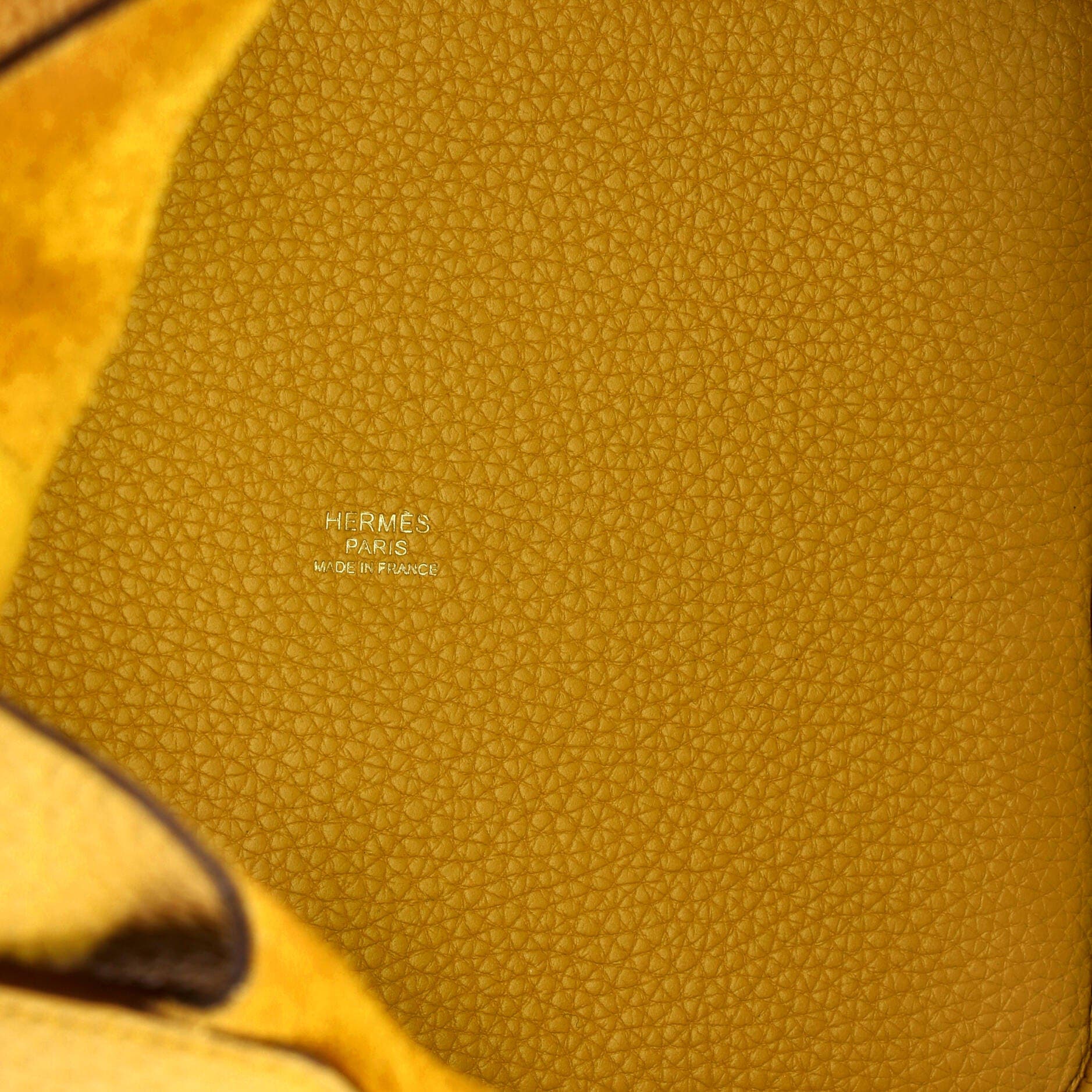 Pre-Owned Hermes Picotin Lock Bag Clemence MM, Alternate, color, Jaune Ambre