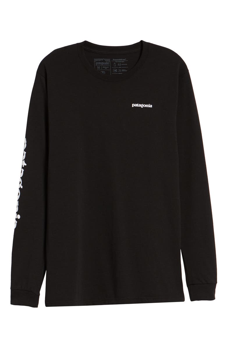Patagonia Long Sleeve Logo T-Shirt, Alternate, color,