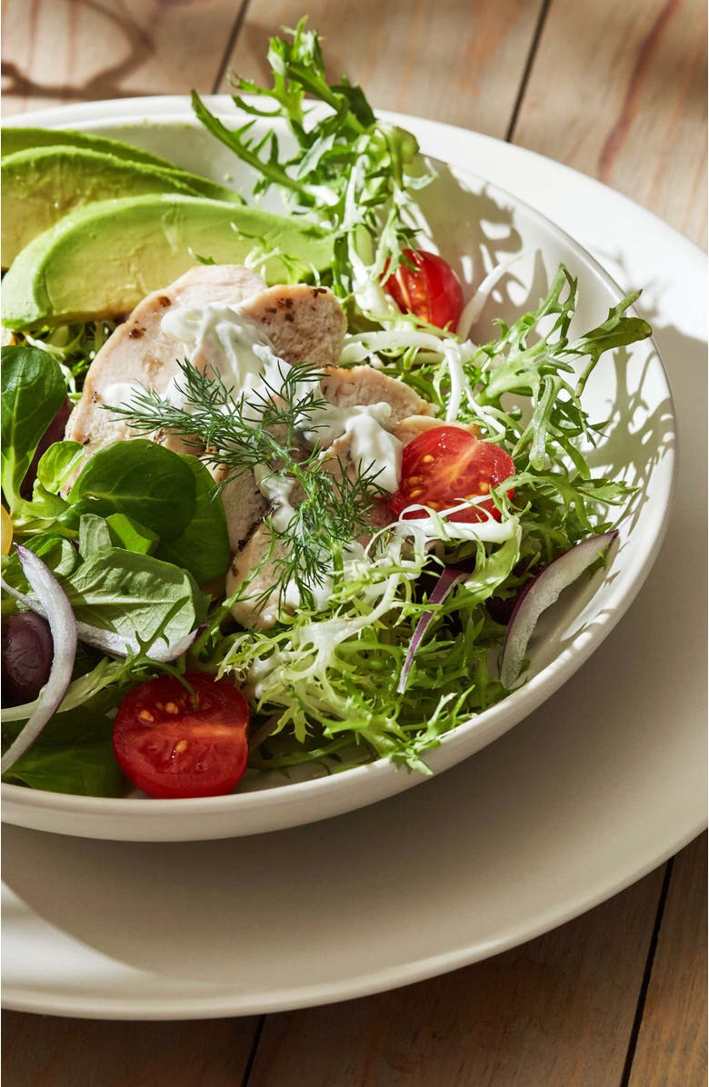 Stone Lain Porto by Stone Lain Semplice Stoneware 12-Piece Dinnerware Set, Alternate, color, White Matte