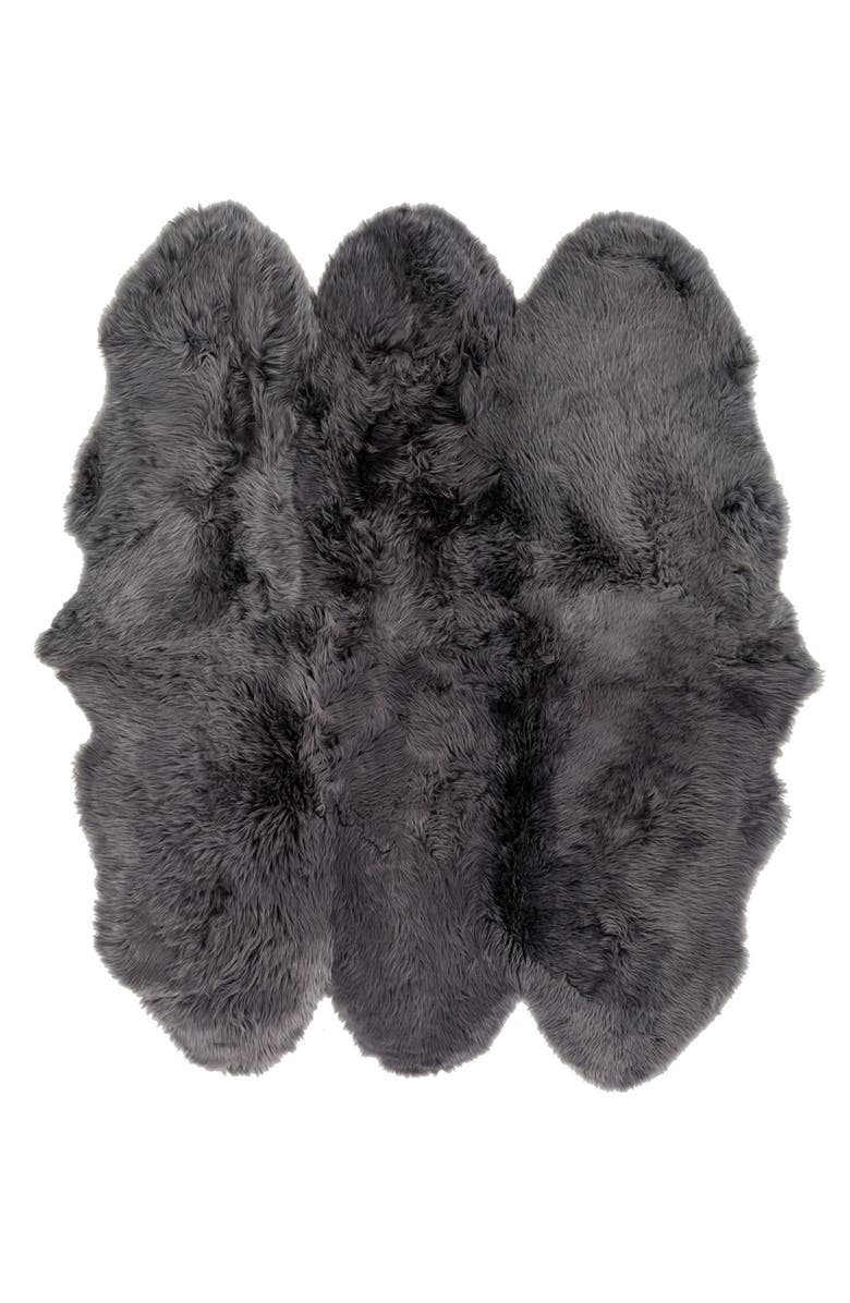 Surya Home Genuine Shearling Rug, Alternate, color,